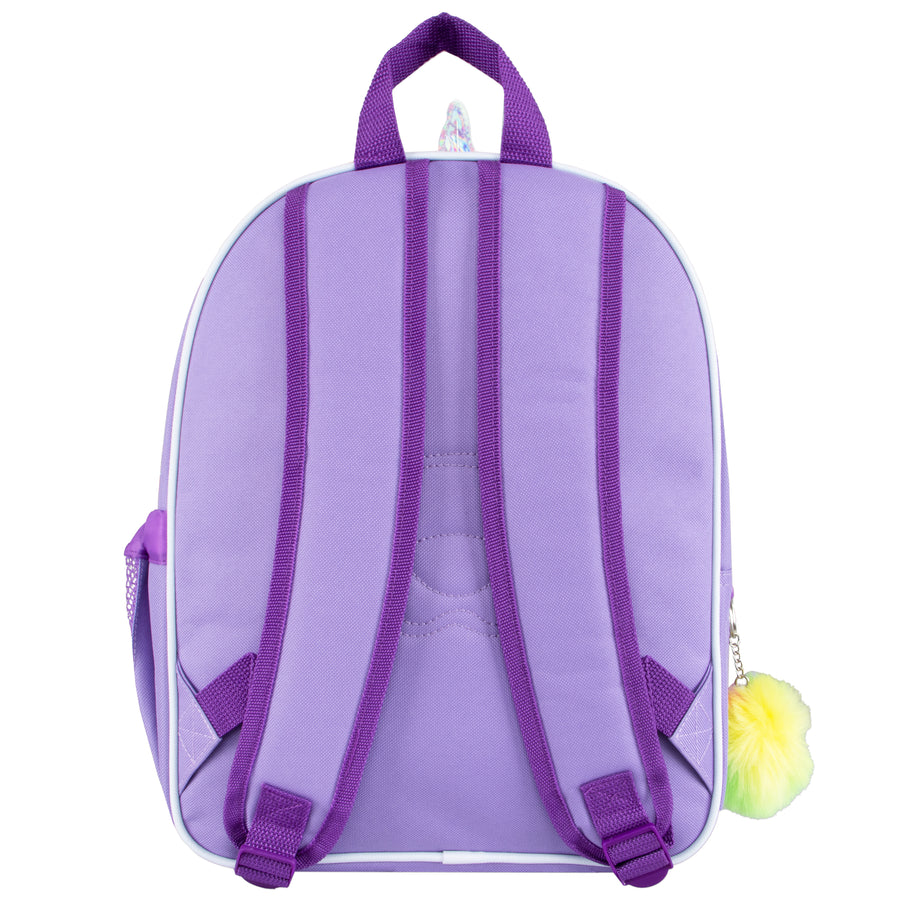 Unicorn Backpack With Pom-Pom Keyring