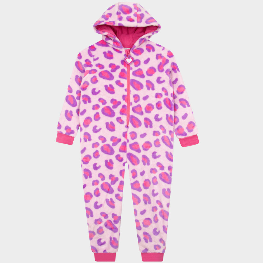 Girls Leopard Print Onesie