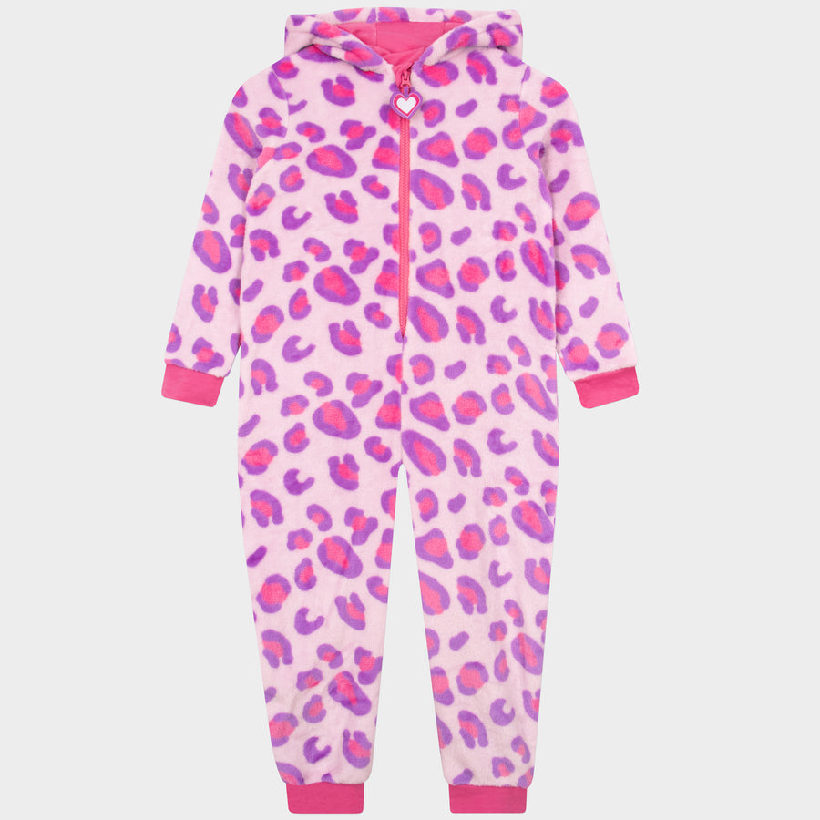 Girls Leopard Print Onesie