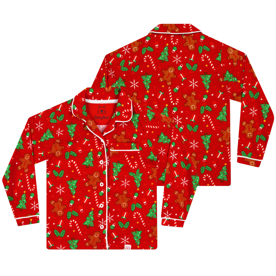 Mens Gingerbread Christmas Pyjamas