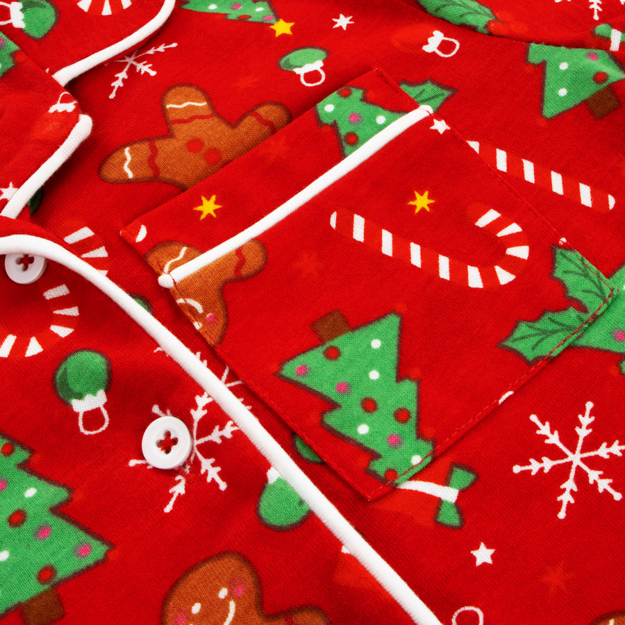 Mens Gingerbread Christmas Pyjamas