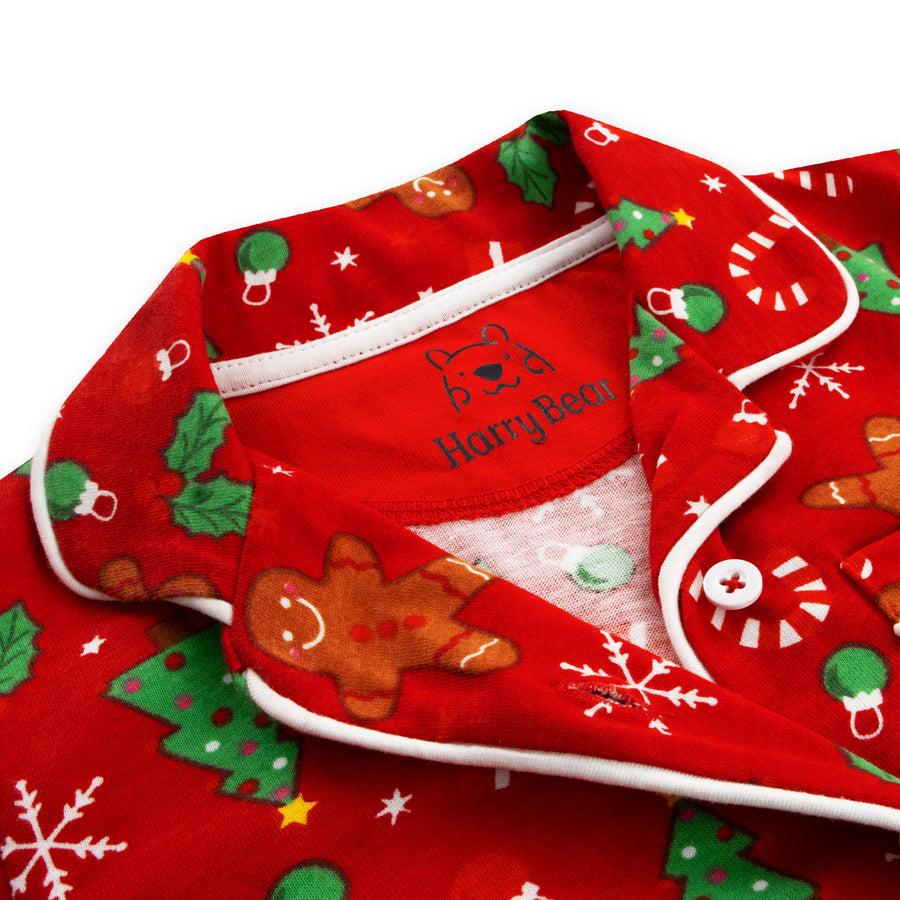 Womens Gingerbread Christmas Pyjamas