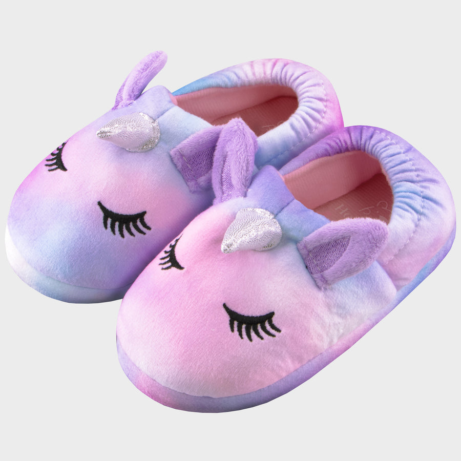 Unicorn Tie Dye Slippers