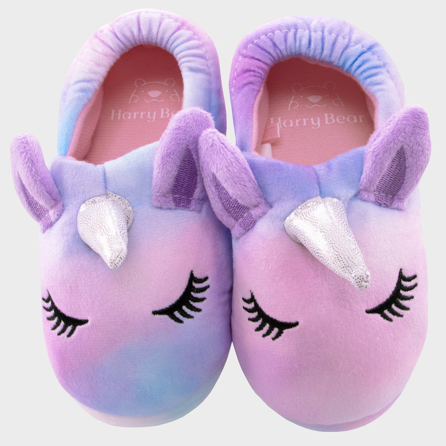 Unicorn Tie Dye Slippers