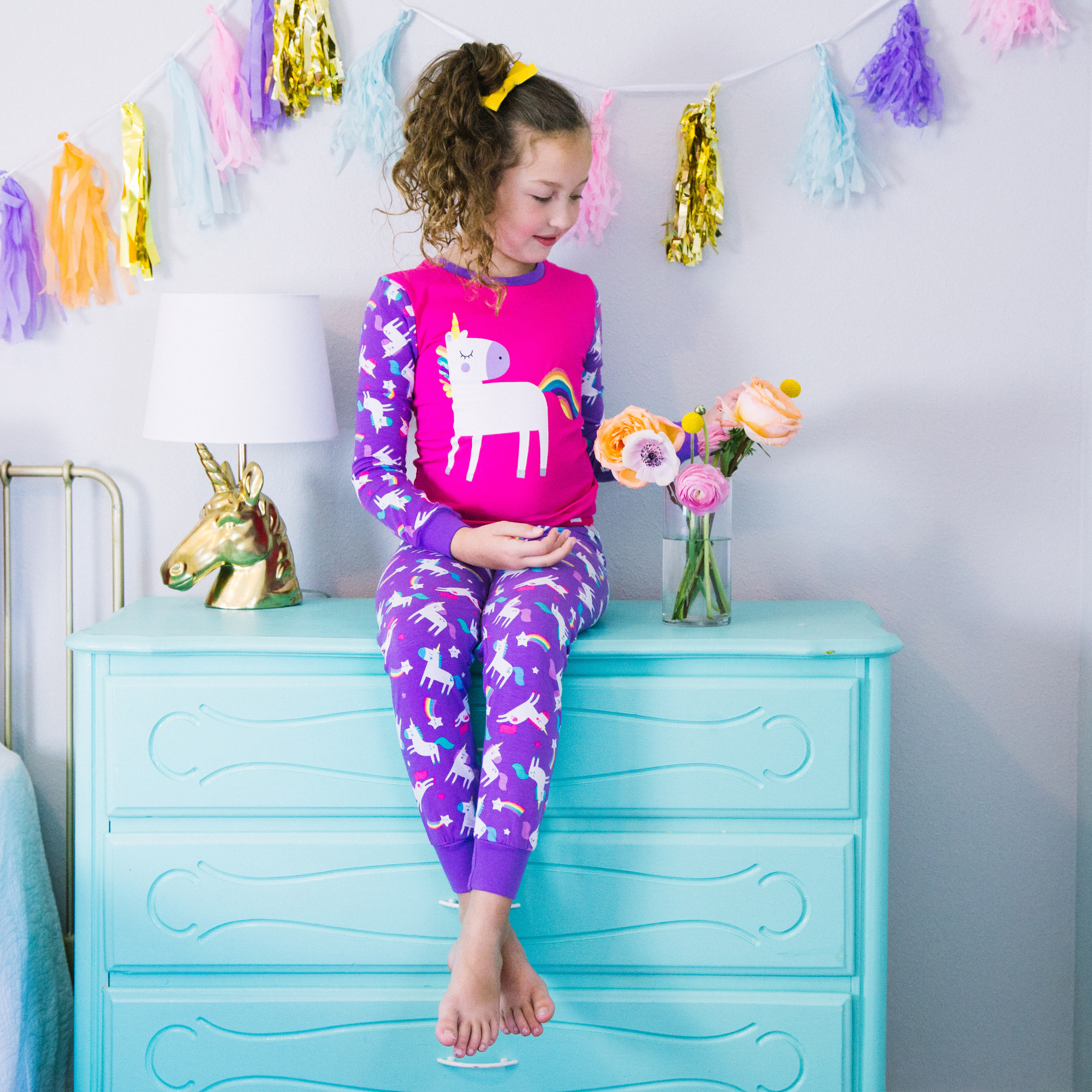 Unicorn pajamas for girls online