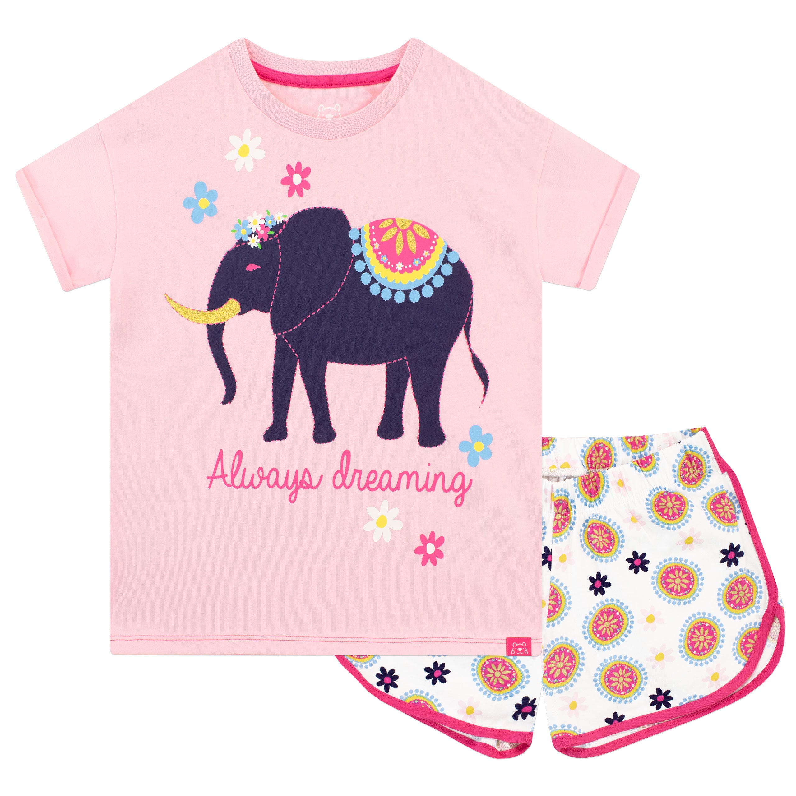 Girls elephant pajamas sale