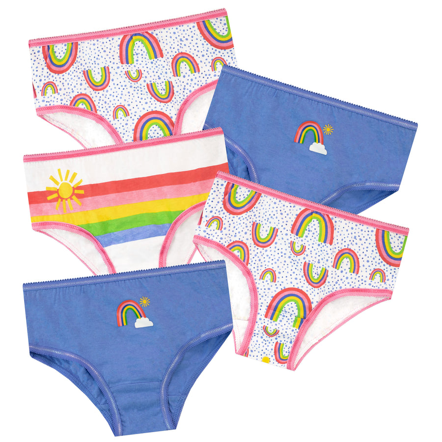 New Carter's 3 Pack Pair Underwear Girls Panties 6 8 12 14 year Unicorn  Rainbow